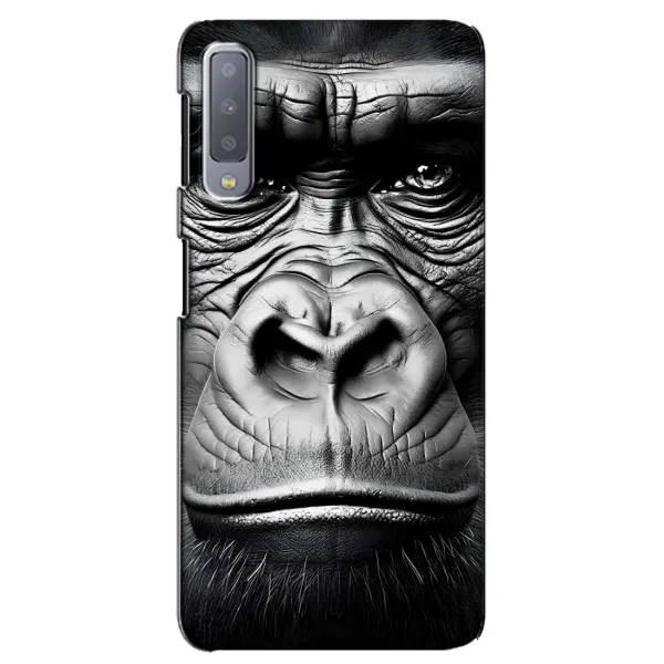 Чехол с рисунком «Черная обезьяна» для Samsung Galaxy A7 2018 (A750) Чехол с рисунком «Черная обезьяна» для Samsung Galaxy A7 2018 (A750)