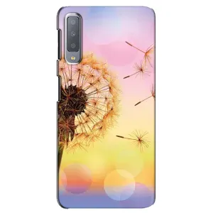 Силиконовый Чехол с одуванчиками на Samsung Galaxy A7-2018, A750 (Цветок-одуванчик)