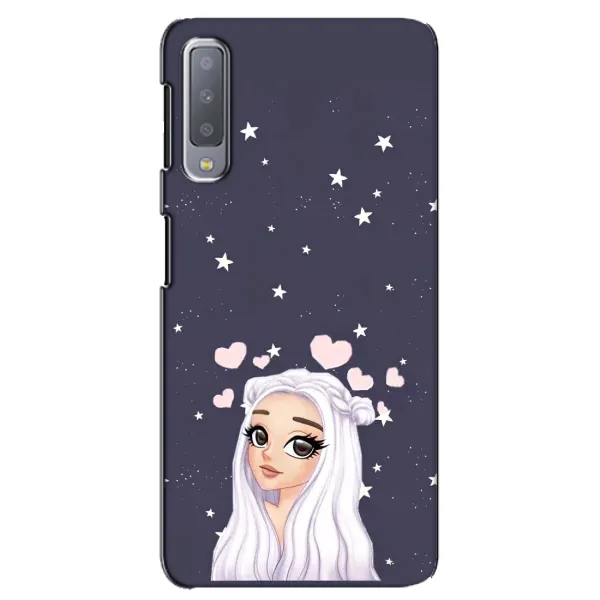Чехол с рисунком «Девушка и сердечки» для Samsung Galaxy A7 2018 (A750) Чехол с рисунком «Девушка и сердечки» для Samsung Galaxy A7 2018 (A750)