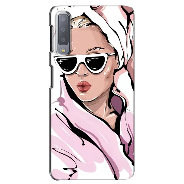 Чехол с рисунком «Девушка в халате» для Samsung Galaxy A7 2018 (A750) Чехол с рисунком «Девушка в халате» для Samsung Galaxy A7 2018 (A750)