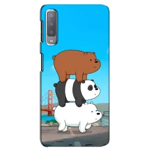 Чехлы с Пандами на Samsung Galaxy A7-2018, A750 (Друзья)