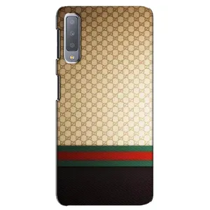 Чехлы Бренд GUCCI для Samsung Galaxy A7-2018, A750 (Фон Гуччи)