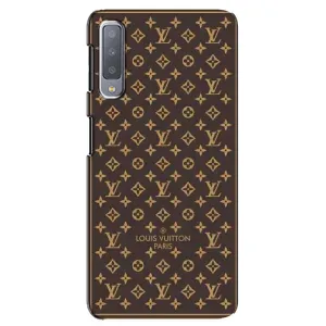 Чехол Стиль Louis Vuitton на Samsung Galaxy A7-2018, A750 (Фон Луи Виттон)
