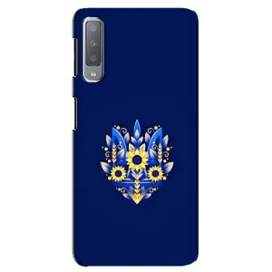 Чехол с картинкой (Патриотический ГЕРБ) на Samsung Galaxy A7-2018, A750 (герб)