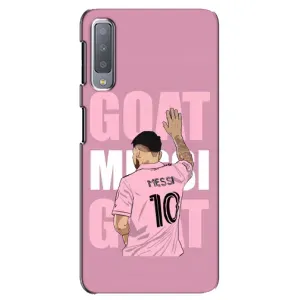 Чехлы Лео Месси в Майами на Samsung Galaxy A7-2018, A750 (GOAT MESSI)