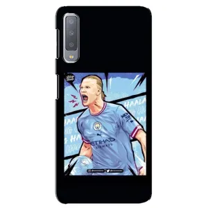 Чехлы с принтом для Samsung Galaxy A7-2018, A750 Футболист (гол Эрлинг Холланд)