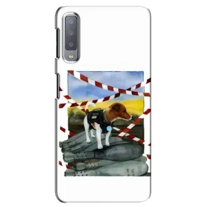 Чехол с принтом Собаки Патрон для Samsung Galaxy A7-2018, A750 (Храбрый Патрон)