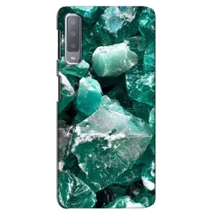 Чехол (Дорого -богато) на Samsung Galaxy A7-2018, A750 (Изумруд)