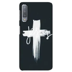 Чехлы для Самсунг А7 (2018) (Крест Иисуса) (Jesus)