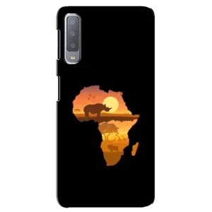 Летний Чехол на Samsung Galaxy A7-2018, A750 (Карта)