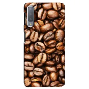 Чохол з зображенням смачної їжі для Samsung Galaxy A7-2018, A750 (Кава)