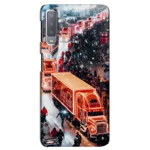 Чехлы на Новый Год Samsung Galaxy A7-2018, A750 (Кока Кола)