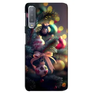 Чехлы на Новый Год Samsung Galaxy A7-2018, A750 (Красивая елочка)