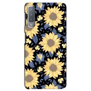 Чехлы с тематикой "ЦВЕТЫ" на Samsung Galaxy A7-2018, A750 (красивые цветы)