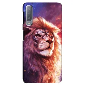 Чехол с картинкой на Samsung Galaxy A7-2018, A750 (Красочный ЛЕВ)