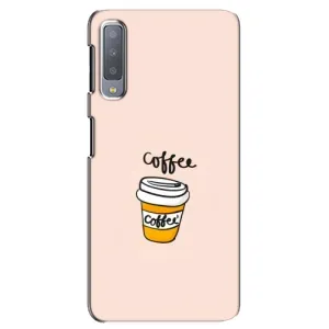 Чохол з зображенням смачної їжі для Samsung Galaxy A7-2018, A750 (Кружка Кави)