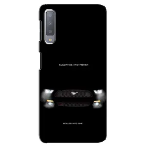 Чехлы с тематикой "Крутые машины" на Samsung Galaxy A7-2018, A750 (Черный Land Rover)