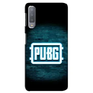Чехол (TPU) с картинкой "Лого Пабг" на Самсунг А7 (2018) (Лого PUBG)