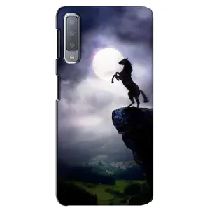 Чехлы с изображением разных животных для Samsung Galaxy A7-2018, A750 (Лошадь)