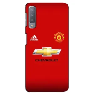 Силиконовые Чехлы принт Футбол на Samsung Galaxy A7-2018, A750 (Man United)