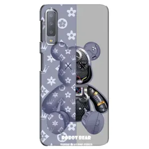 Силиконовый чехол для Samsung Galaxy A7-2018, A750 (Медведь Louis Vuitton)