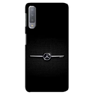Силиконовый бампер с картинкой машины на Samsung Galaxy A7-2018, A750 (Mercedes)