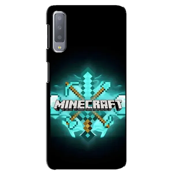 Чехол с рисунком «MineCraft 2» для Samsung Galaxy A7 2018 (A750)