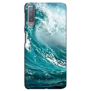 Летний Чехол на Samsung Galaxy A7-2018, A750 (Морская волна)