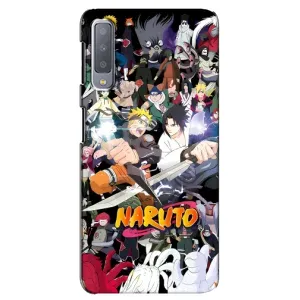 Купить Чехлы на телефон с принтом Anime для Samsung Galaxy A7-2018, A750 (Наруто постер)