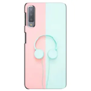Девчачий Чехол для Samsung Galaxy A7-2018, A750 (Наушники)