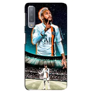 Силиконовый Чехол Samsung Galaxy A7-2018, A750 (Неймар ПСЖ)