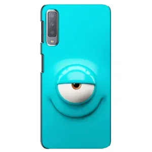 Силиконовые Чехлы (смешные стикеры) для Samsung Galaxy A7-2018, A750 (Одноглазик)