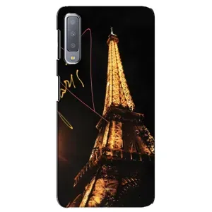 Чехол с Эйфелевой башней на Samsung Galaxy A7-2018, A750 (Paris)