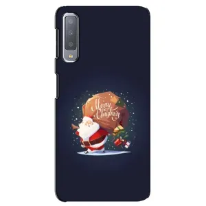 Чехол Санта Клаус для Samsung Galaxy A7-2018, A750 (Подарки от Санты)