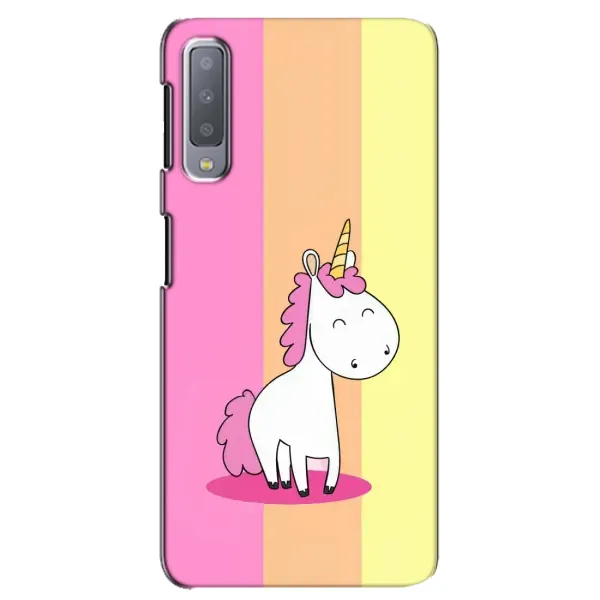 Чехол с рисунком «Радужный Единорог» для Samsung Galaxy A7 2018 (A750) Чехол с рисунком «Радужный Единорог» для Samsung Galaxy A7 2018 (A750)