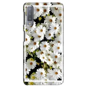 Чехол с ромашками на Samsung Galaxy A7-2018, A750 (Рамка в ромашках)