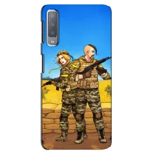 Чехлы с принтом (Воины ЗСУ) для  Samsung Galaxy A7-2018, A750 (Солдаты ЗСУ)
