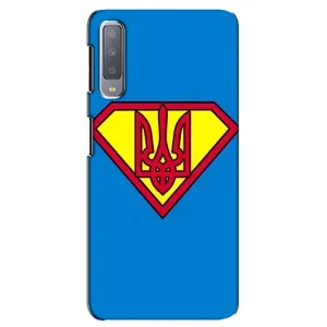 Чехол с картинкой (Патриотический ГЕРБ) на Samsung Galaxy A7-2018, A750 (Super - Герб)