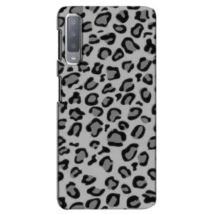 Чехол с леопардовым принтом на Samsung Galaxy A7-2018, A750 (Темный леопрад)