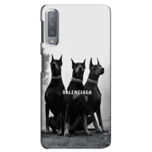 Чехол ДОБЕРМАН для Samsung Galaxy A7-2018, A750 (Три добермана)