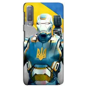 Силіконовий Чохол на Samsung Galaxy A7-2018, A750 (Я-Україна) (Український робокоп)