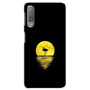 Летний Чехол на Samsung Galaxy A7-2018, A750 (Желтый Закат)