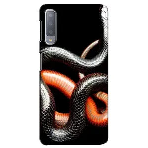Чехлы с изображением разных животных для Samsung Galaxy A7-2018, A750 (Змея)