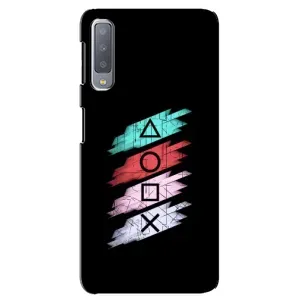 Чехол КИБЕРСПОРТ для Samsung Galaxy A7-2018, A750 (Значки Sony)