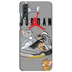 Силиконовый Чехол Nike Air Jordan на Самсунг А70 (2019) (Air Jordan)