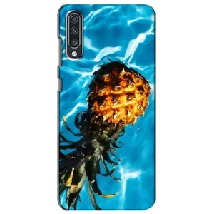 Чехол с изображением вкусной еды для Samsung Galaxy A70 2019 (A705F) (Ананас)