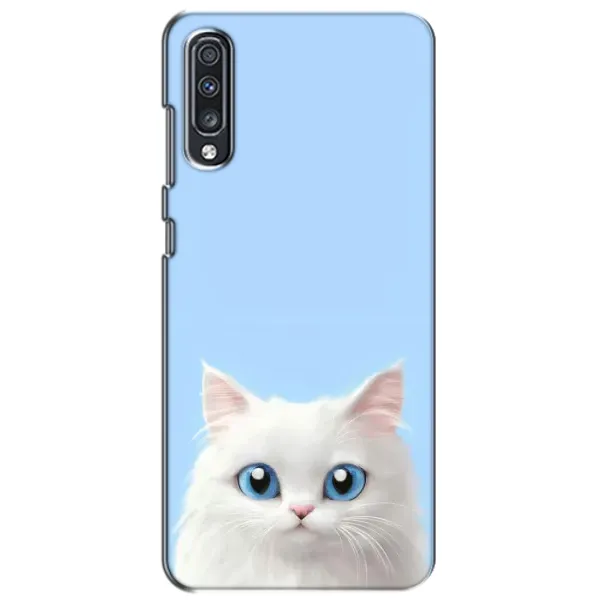 Чехол с рисунком «Белый кот» для Samsung Galaxy A70 2019 (A705F) Чехол с рисунком «Белый кот» для Samsung Galaxy A70 2019 (A705F)