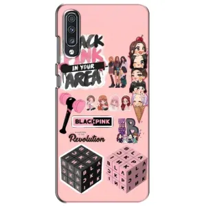Чохли з картинкою для Samsung Galaxy A70 2019 (A705F) (BLACK PINK колаж)