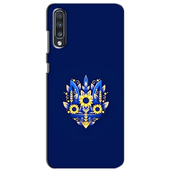 Чехол с рисунком «Цветущий Герб» для Samsung Galaxy A70 2019 (A705F)