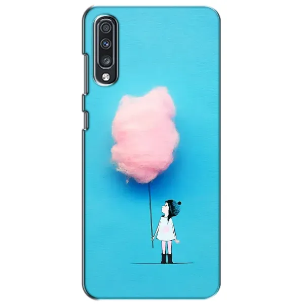 Чехол с рисунком «Девочка с тучкой» для Samsung Galaxy A70 2019 (A705F)